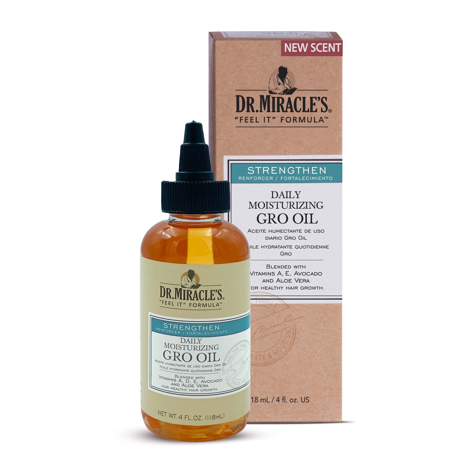 Amazon.com: Dr, Miracle's Daily Moisturizing Gro Oil blended with